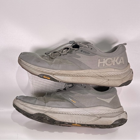 Hoka Men’s Transport GTX Gore Tex Sneakers Gray Vibram Size 13 D main image 16
